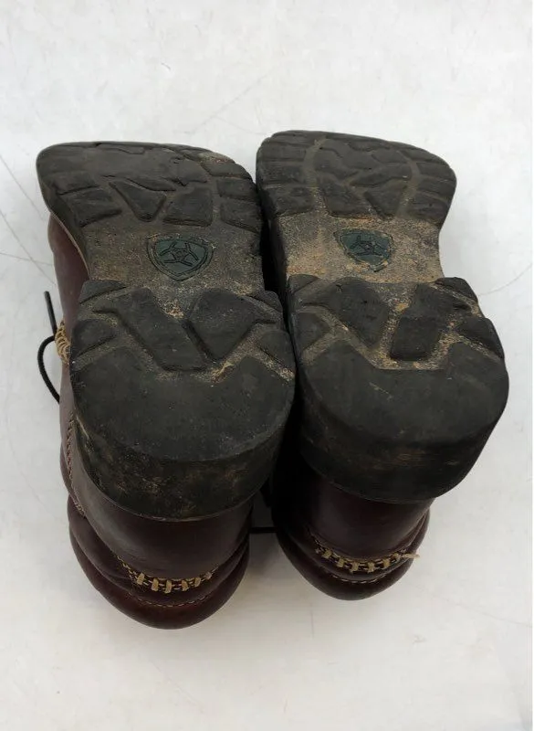 Ariat Women's Brown Leather Combat Boots - Size 6.5