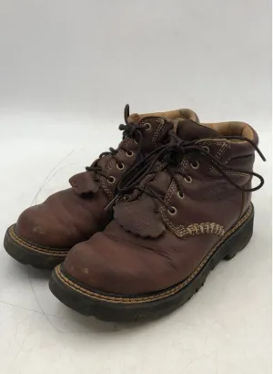 Ariat Women's Brown Leather Combat Boots - Size 6.5