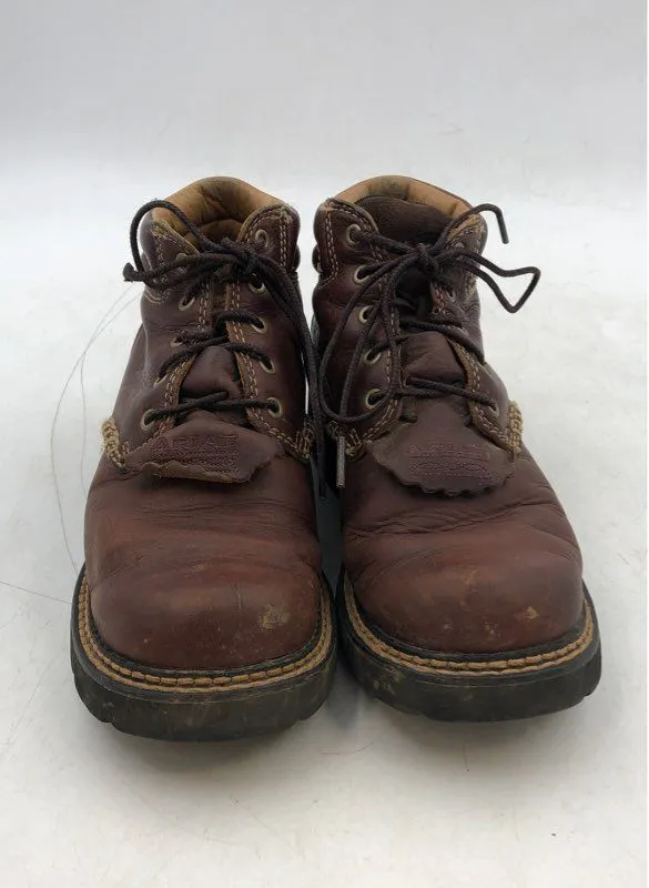 Ariat Women's Brown Leather Combat Boots - Size 6.5