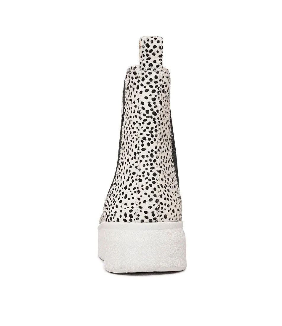Chelseacity Snow Leopard Chelsea Boots