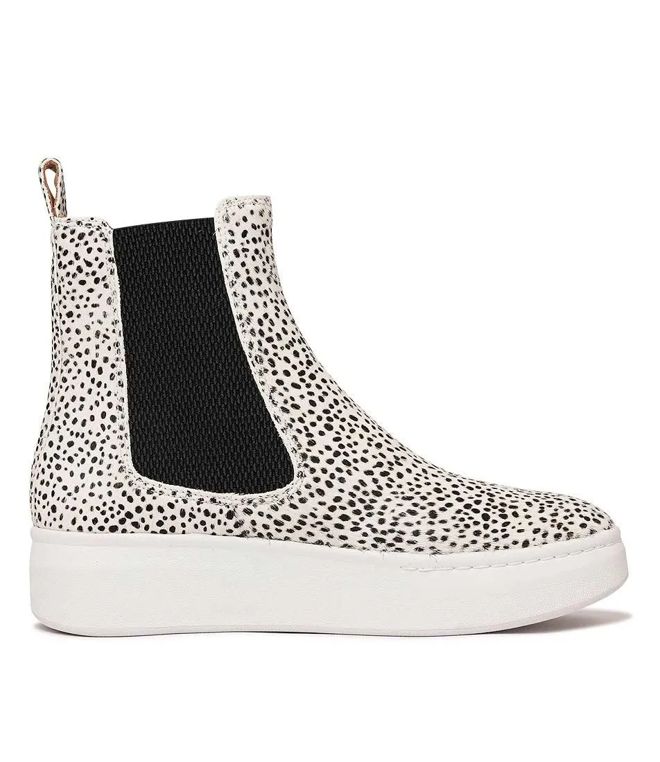 Chelseacity Snow Leopard Chelsea Boots