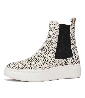 Chelseacity Snow Leopard Chelsea Boots