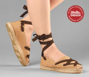 Jute classic laces espadrilles