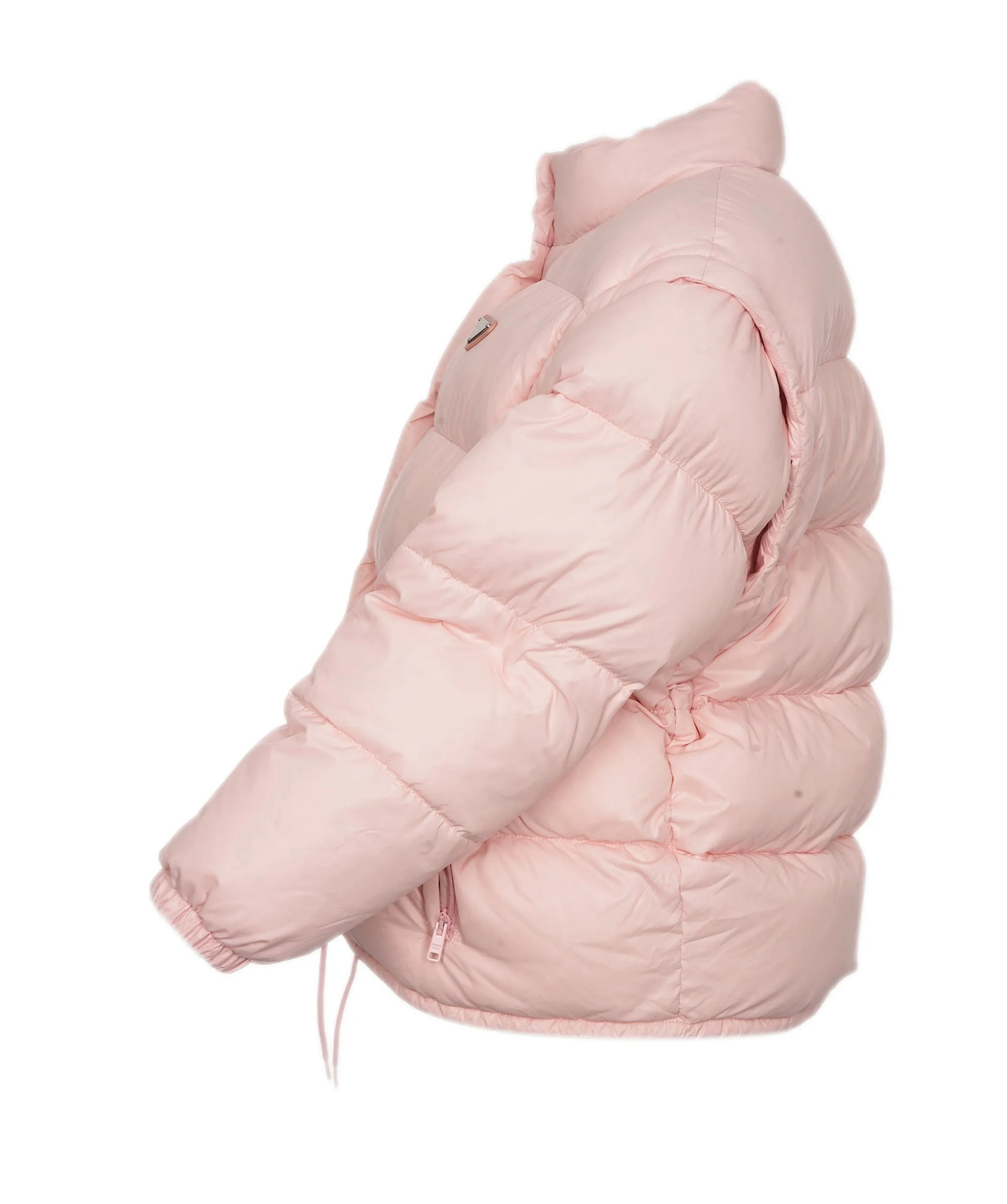 Prada Pink Puffer Jacket 42  ALC1084
