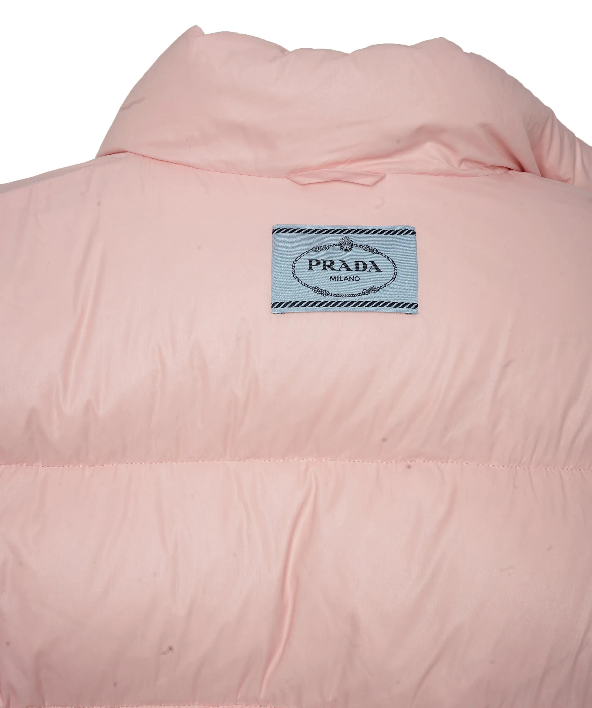 Prada Pink Puffer Jacket 42  ALC1084