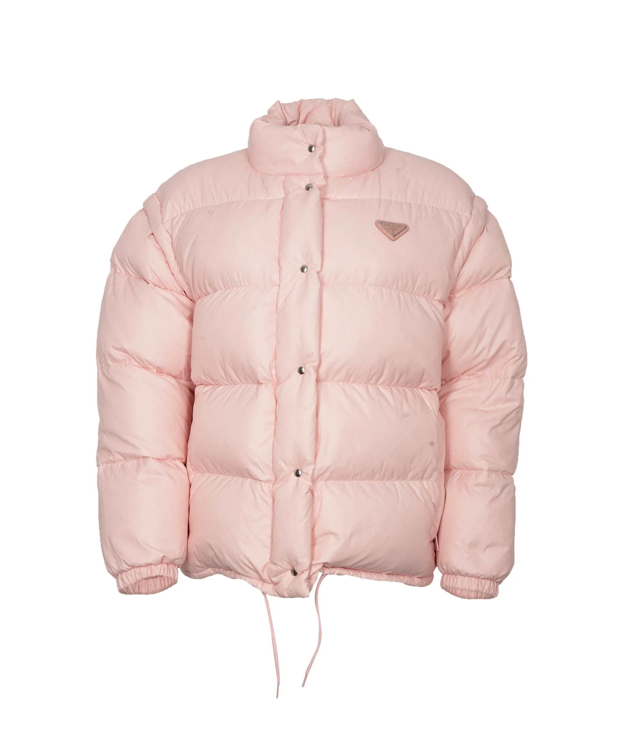 Prada Pink Puffer Jacket 42  ALC1084