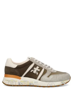 Sneakers LANDER 7206 in Pelle Scamosciata e Nylon