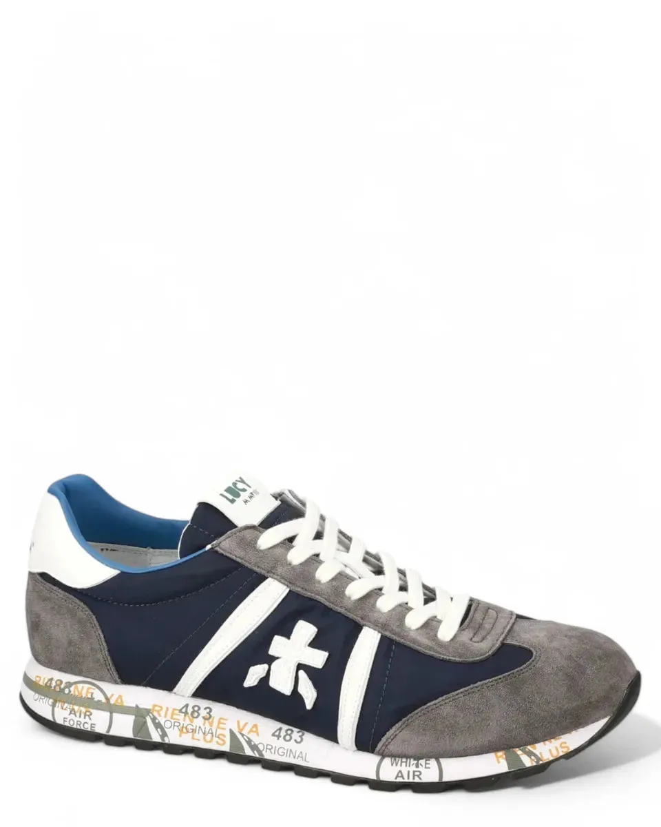 Sneakers LUCY 7089 Iconiche in Tessuto e Suede