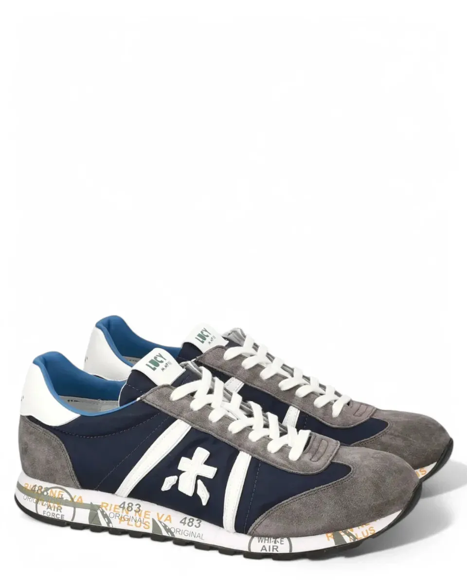 Sneakers LUCY 7089 Iconiche in Tessuto e Suede