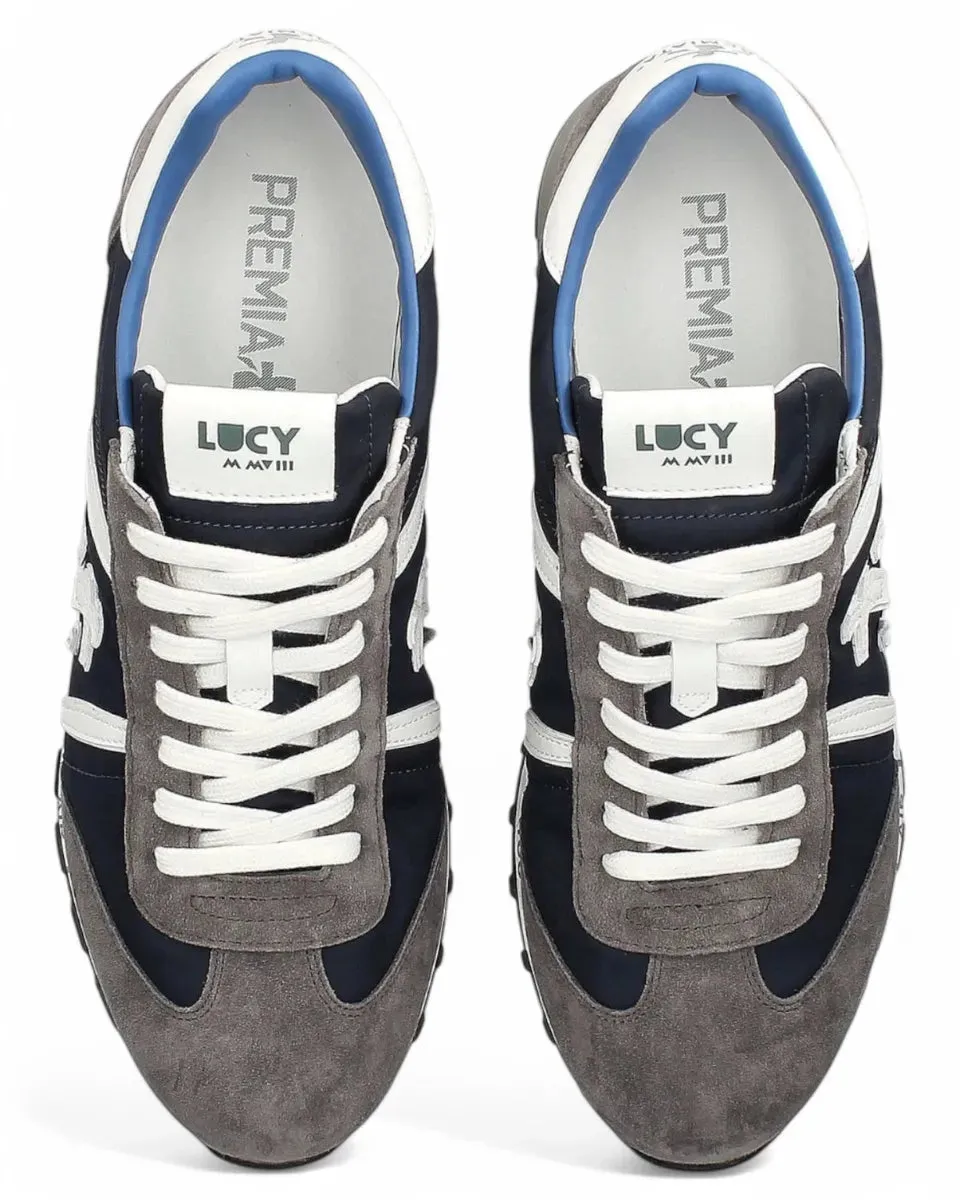 Sneakers LUCY 7089 Iconiche in Tessuto e Suede