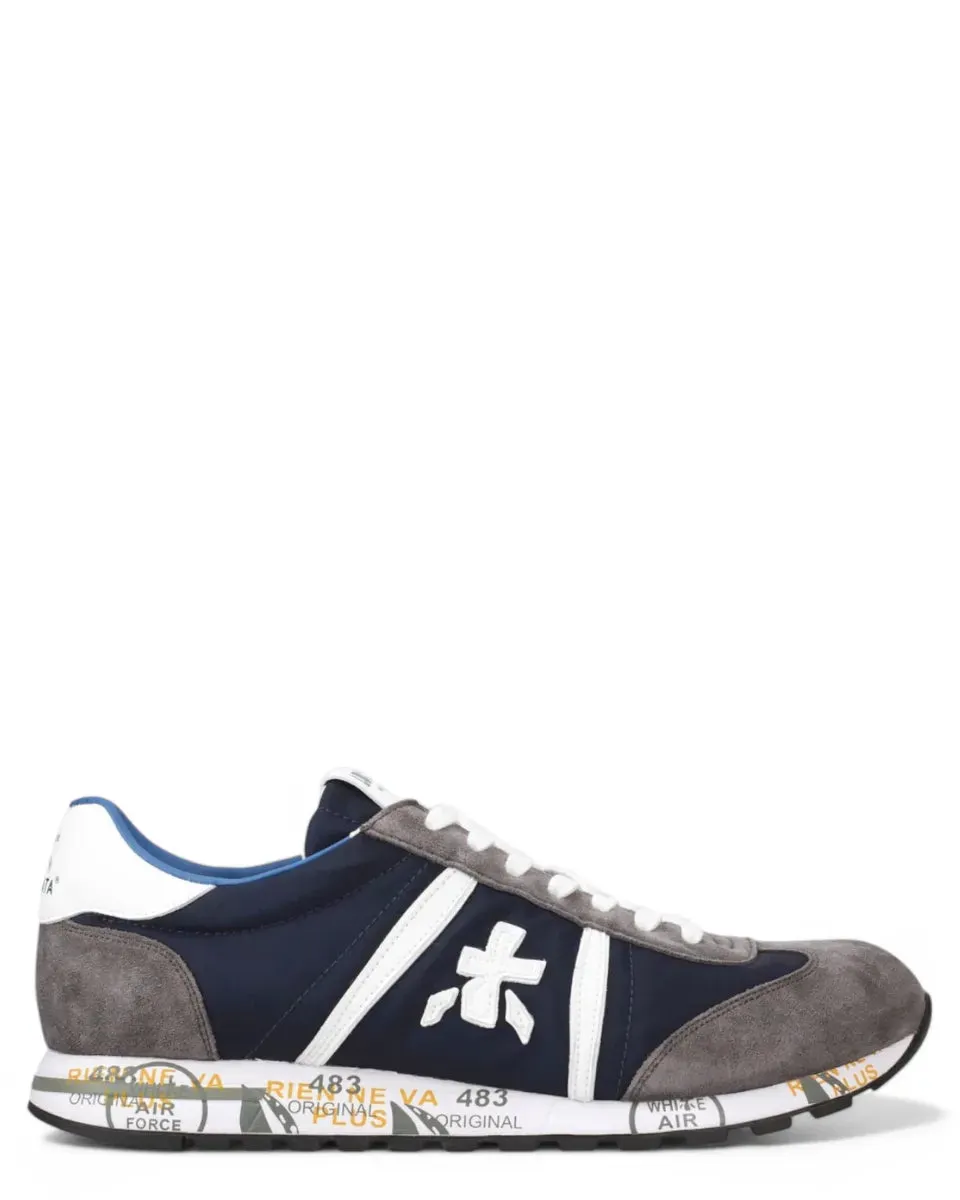 Sneakers LUCY 7089 Iconiche in Tessuto e Suede