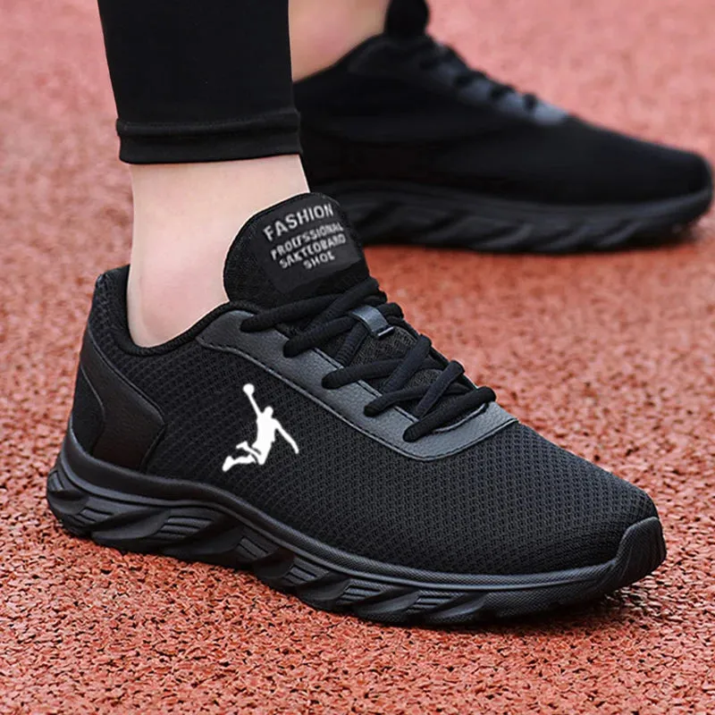 Ultimate Comfort Men's Breathable Basketball Logo Sneakers