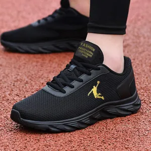 Ultimate Comfort Men's Breathable Basketball Logo Sneakers
