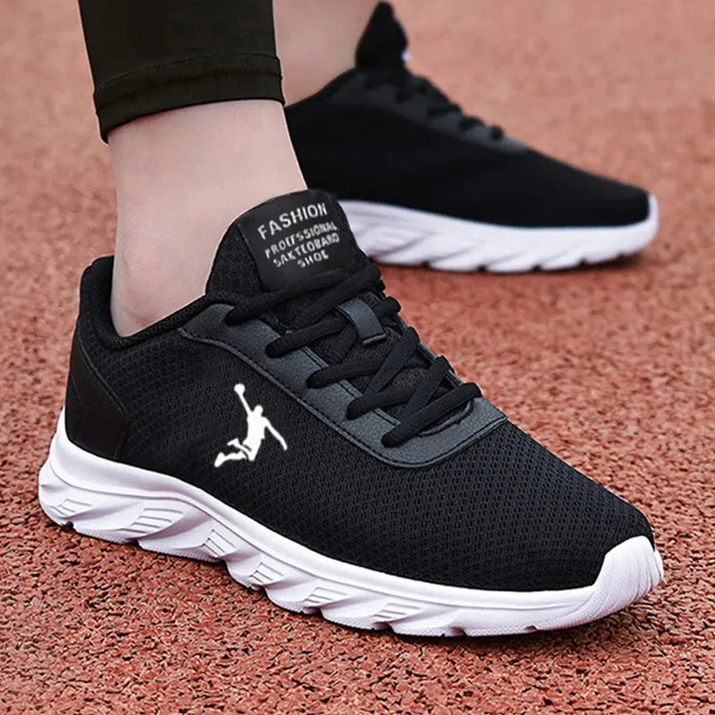 Ultimate Comfort Men's Breathable Basketball Logo Sneakers