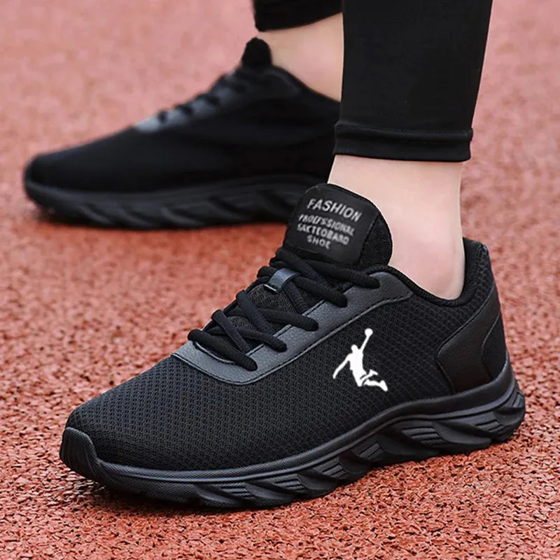 Ultimate Comfort Men's Breathable Basketball Logo Sneakers