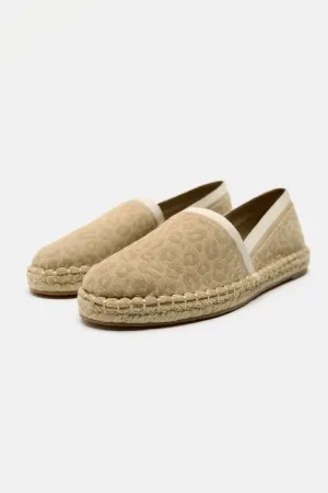 ZARA - FLAT ANIMAL PRINT ESPADRILLES